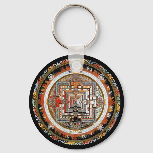 Kalachakra Mandala Keychain (Front)