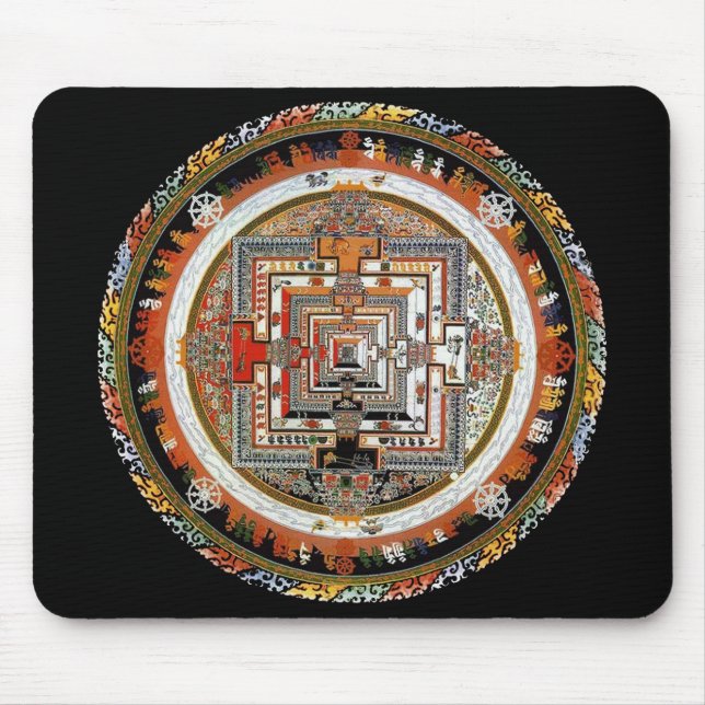 Kalachakra Mandala Mouse Pad (Front)