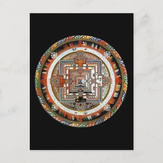 Kalachakra Mandala Postcard (Front)