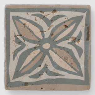 Kalakaua Hawaiian Tropical Tapa KL302 Stone Coaster