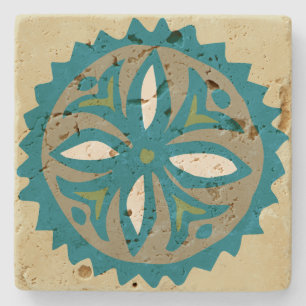 Kalakaua Hawaiian Tropical Tapa KL303 Stone Coaster