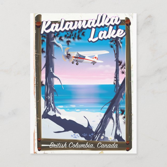 kalamalka lake, British Columbia Canada Postcard (Front)