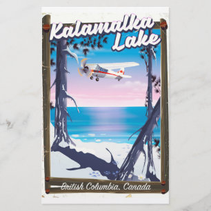kalamalka lake, British Columbia Canada Stationery