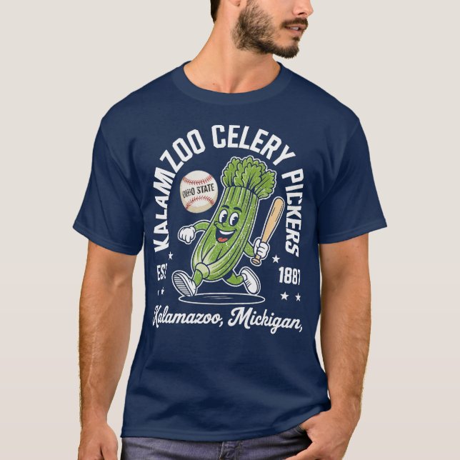 Kalamazoo Celery Pickers T-Shirt (Front)