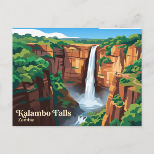 Kalambo Falls Zambia Postcard