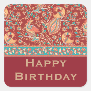 Kalamkari custom greeting Sticker