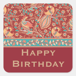 Kalamkari custom greeting Sticker