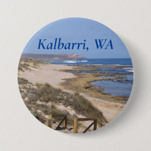 Kalbarri 3 inch round button