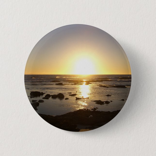 Kalbarri Beach Sunset  2 Inch Round Button (Front)