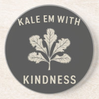 Kale Em With Kindness Funny Pun Veggies Vegan
