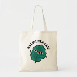 Kale-lelujah Funny Veggie Kale Pun Tote Bag