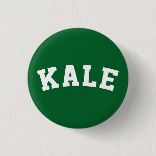 Kale Vegan Humour Button