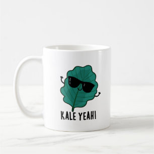 Kale Yeah Funny Veggie Pun Coffee Mug