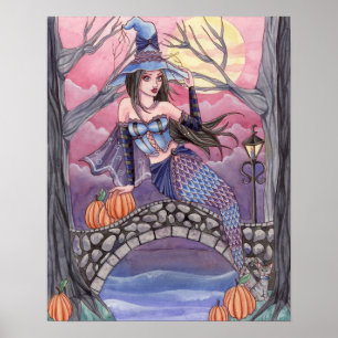 Kalei - Affiche de la Sirène Halloween
