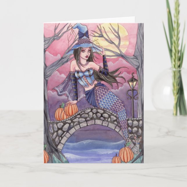 Kalei - carte de sirène de Halloween (Devant)