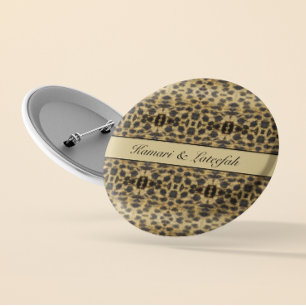 KaleidoCheetah, custom 2 Inch Round Button