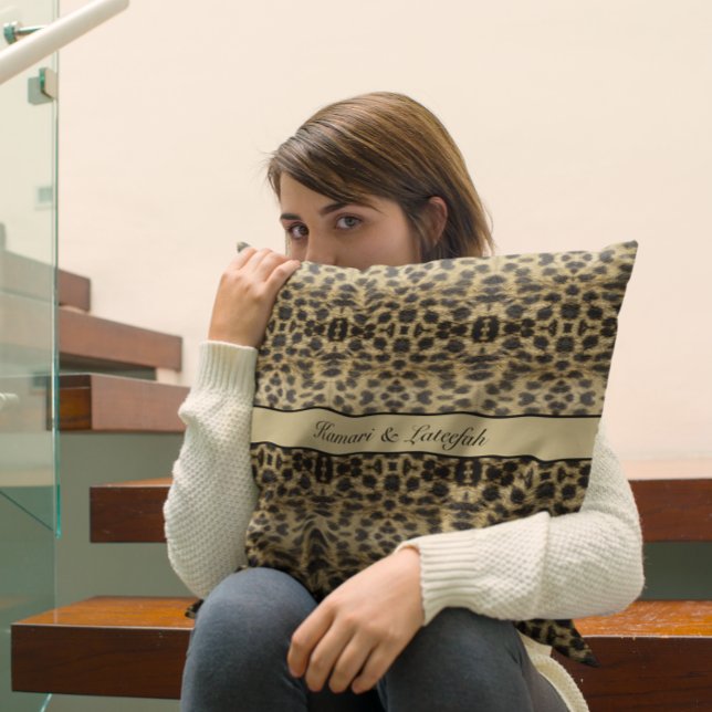 KaleidoCheetah, custom Throw Pillow (Creator Uploaded)