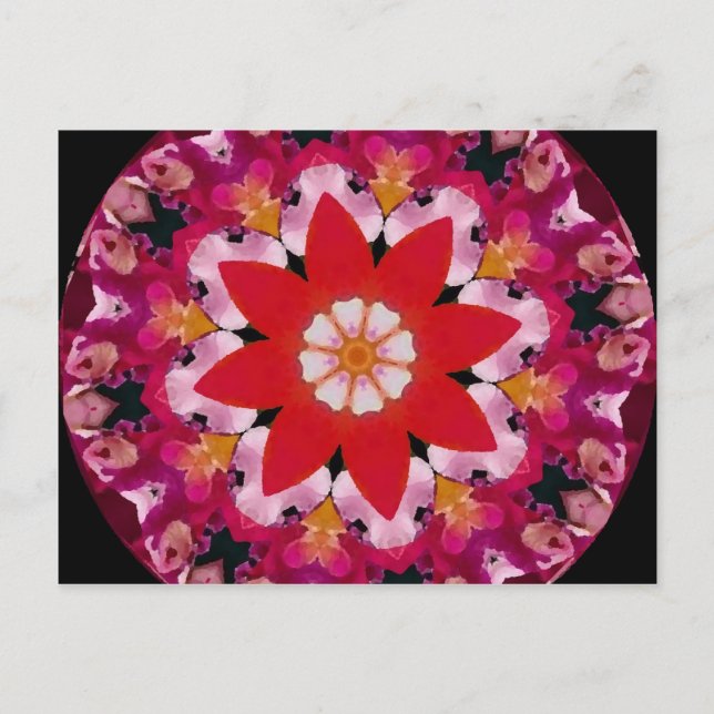 Kaleidoscope 01 postcard (Front)