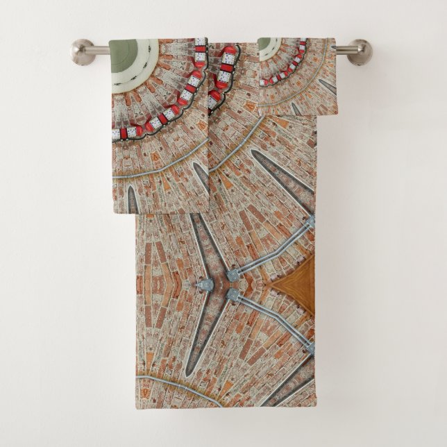 Kaleidoscope 6 bath towel set (Insitu)