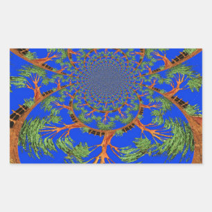 Kaleidoscope Acacia Tree Art Print/Graphic Sticker