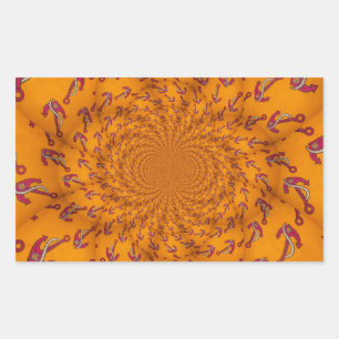 Kaleidoscope Anchor Art Print Sticker