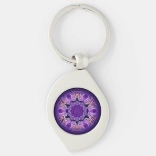 Kaleidoscope Apophysis Flower I Keychain
