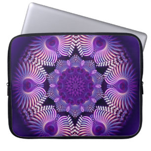Kaleidoscope Apophysis Flower I Laptop Sleeve