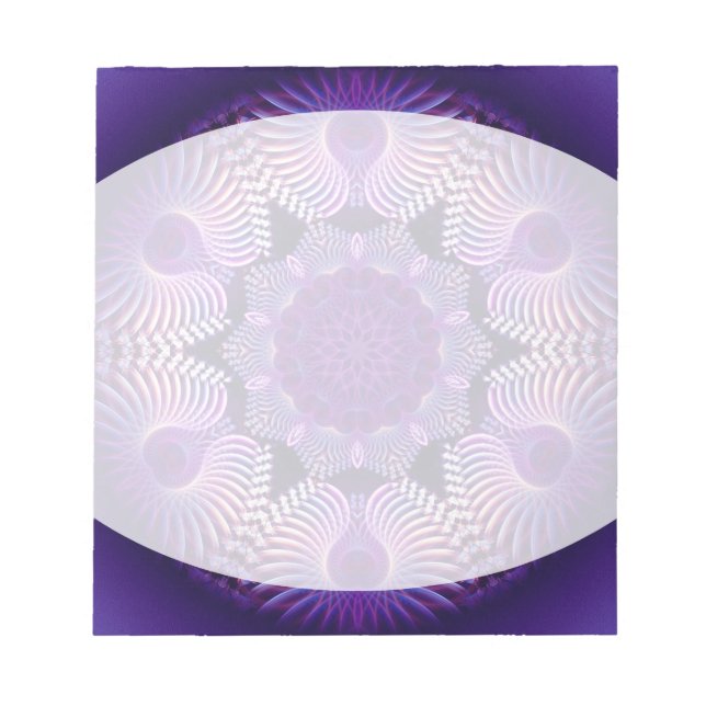 Kaleidoscope Apophysis Flower I Notepad (Front)