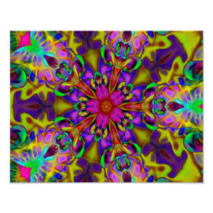 Kaleidoscope Apophysis Fractal Art - II Photo Print
