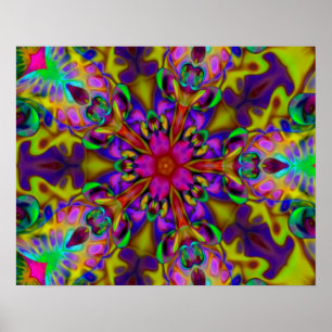 Kaleidoscope Apophysis Fractal Art - II Poster
