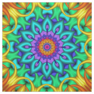 Kaleidoscope Art 18 Tissu personnalisé
