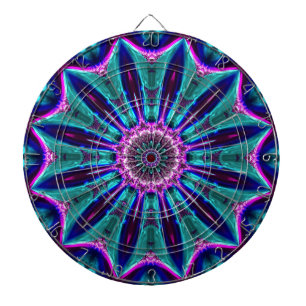 Kaleidoscope Art 1 Cible de flechettes