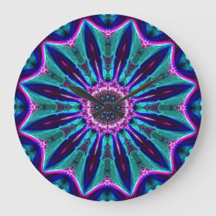 Kaleidoscope Art 1 Horloges murales et options num