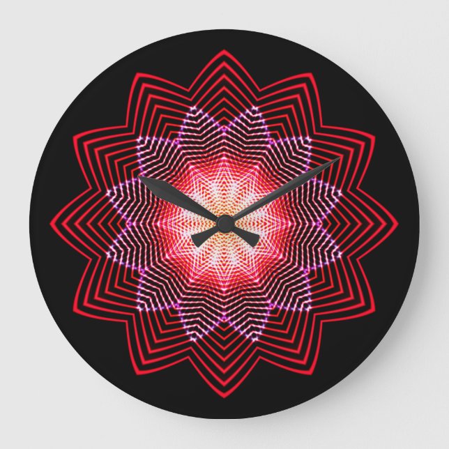 Kaleidoscope Art 36 Horloges murales et options nu (Recto)
