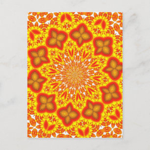 Kaleidoscope Art Postcard