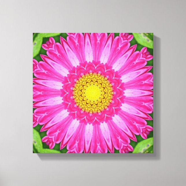 Kaleidoscope Aster Canvas Print (Front)
