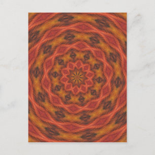 Kaleidoscope Autumn Colours Postcard