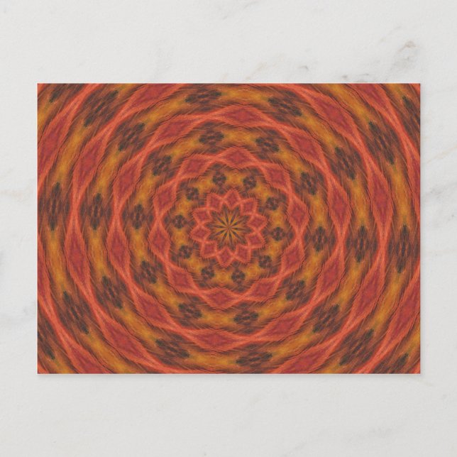 Kaleidoscope Autumn Colours Postcard (Front)