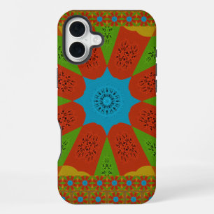 Kaleidoscope Bloom A Vibrant African Print Colour  iPhone 16 Plus Case