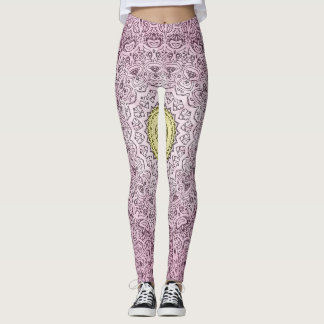 Kaleidoscope Blue Red and Green Leggin Capri Leggings