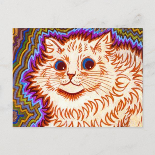 Kaleidoscope Cat Postcard (Front)