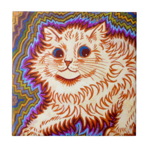 Kaleidoscope Cat Tile