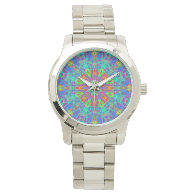 Kaleidoscope Colours Wrist Watch (Front)