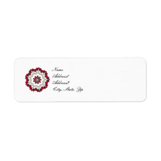 Kaléidoscope de diamants et de rubis