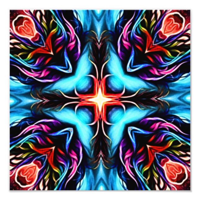 Kaleidoscope Design Photo Print (Front)