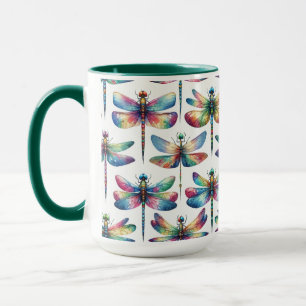 Kaleidoscope Dragonflies Mug