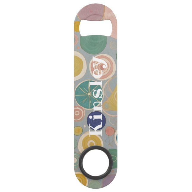 Kaleidoscope Dream Personalized Bar Key (Front)