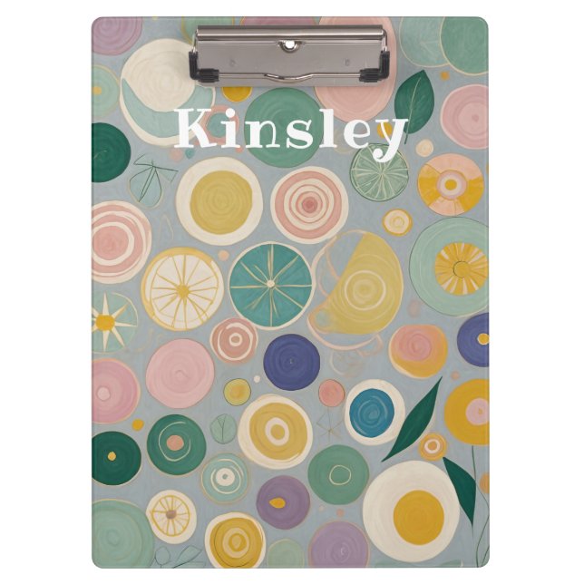 Kaleidoscope Dream Personalized Clipboard (Front)