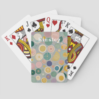 Kaleidoscope Dream Personalized Playing Cards