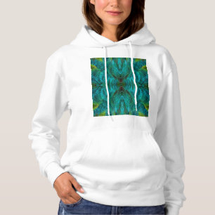 Kaleidoscope Feather Design Hoodie